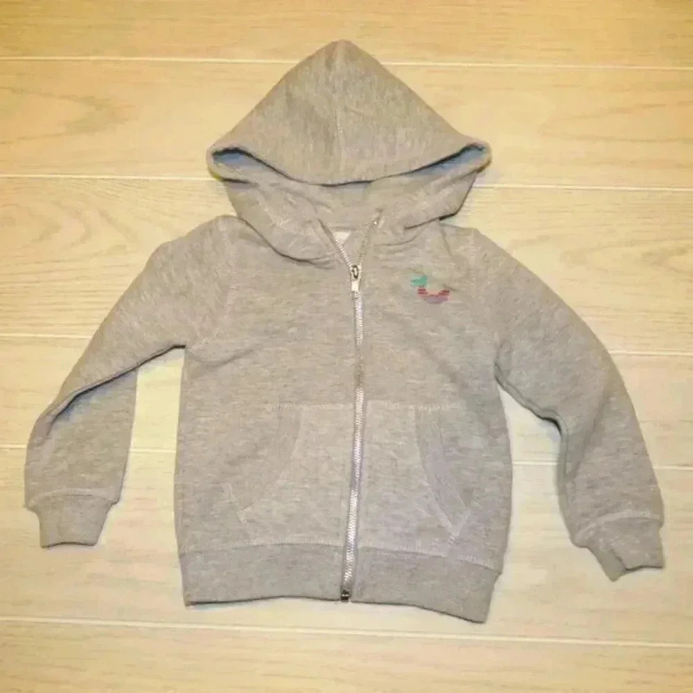 True Religion Toddler Girls Gray Hoodie 24 Months